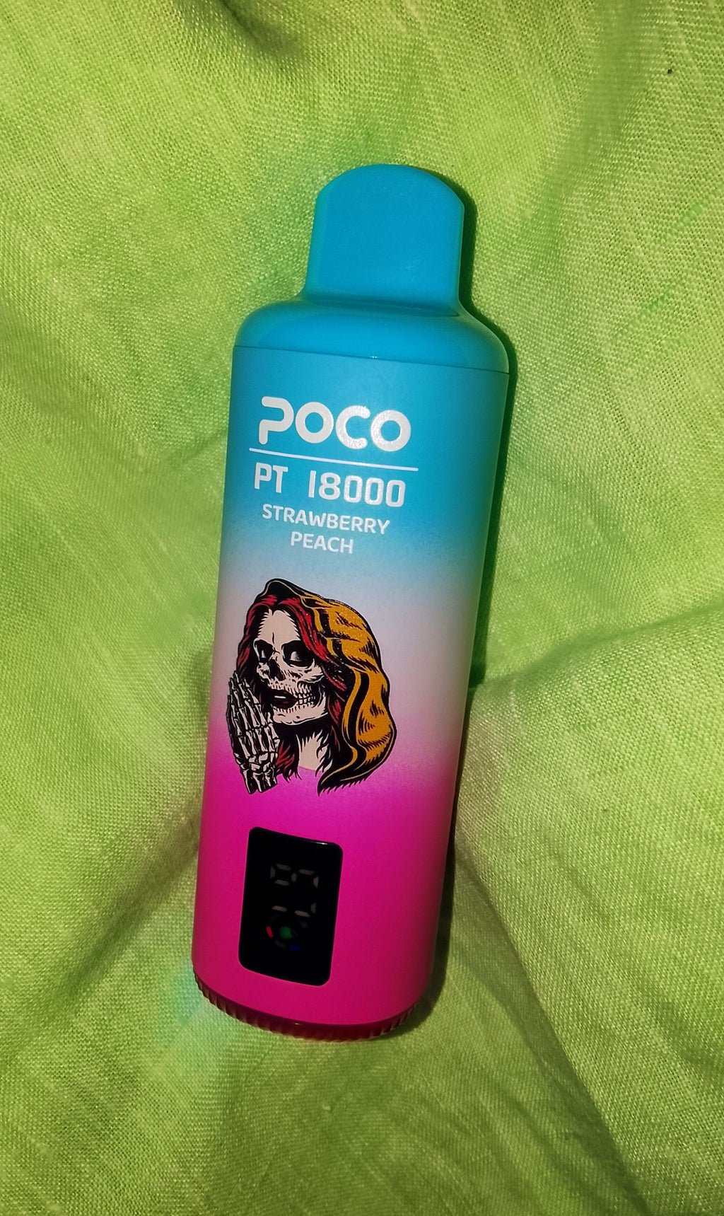 Vaper Poco PT 18000 caladas . Sabor fresa/melocotón